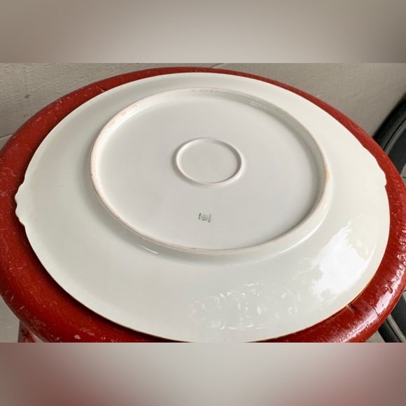 Rare 24k Gold Trim Early 20th Century Vintage LIMOGES FRANCE Serving Plate - Picture 11 of 16